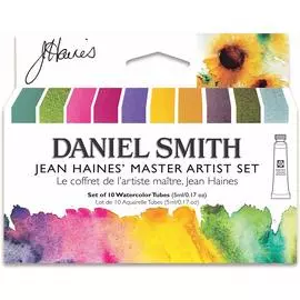Набор акварели Daniel Smith Jean Haines’ Master Artist Watercolor Set, в тубах 10 цв*5 мл