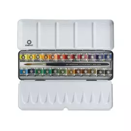 Набор акварели Talens "Rembrandt" 24 цв в метал. кор, кисть