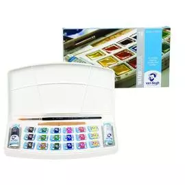 Набор акварели Talens "Van Gogh" 18 цв + 2 тубы + кисть в пластик уп