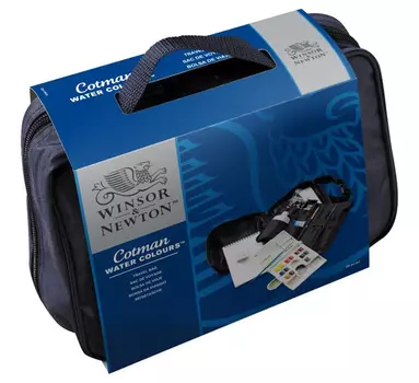 Набор акварели Winsor&amp;Newton "Cotman" 14 шт + аксессуары в сумке