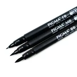 Набор брашпенов Pigma Professional Brush 3 шт.