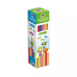 Набор цветной крепированной бумаги Лилия Холдинг 250х50 см, 10 цв, 20 рулонов