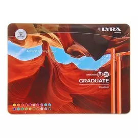 Набор цветных линеров Lyra "Graduate Fine Liner" 20 цв.