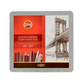 Набор для графики Koh-I-Noor "Gioconda" 23 предметов, в металл коробке
