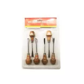 Набор для резьбы по дереву стамески 6 шт "мини" сталь