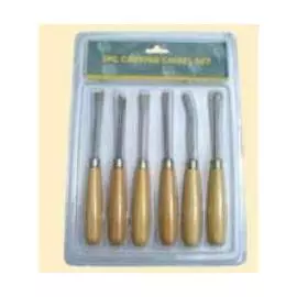 Набор для резьбы по дереву стамески 6 шт сталь