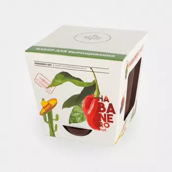 Набор для выращивания растений "Plant Republic", "Перец острый Хабанеро Хот"