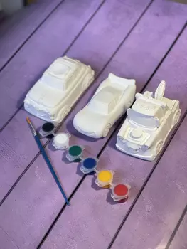 Набор фигурок для раскрашивания "Тачки"