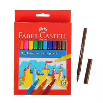 Набор фломастеров Faber-castell 24 шт в картон кор