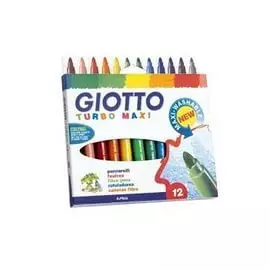 Набор фломастеров Fila "Giotto" 12 цв утолщенные в картоне