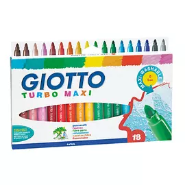 Набор фломастеров Fila "Giotto" 18 цв утолщенные в картоне