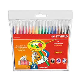 Набор фломастеров Stabilo "Swano Power" 18 цв