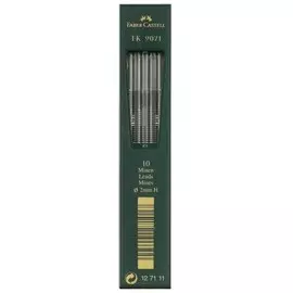 Набор грифелей для цангового карандаша "ТК9071" 10 шт 2 мм, H