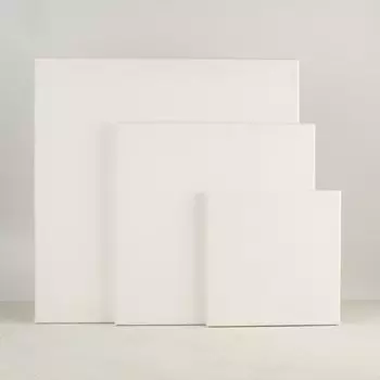 Набор холстов на подрамнике "Langer" 3 шт, 20*20, 30*30, 40*40 см, 100% хлопок, 280 г