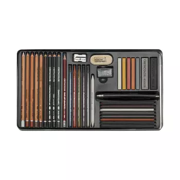 Набор художественный Cretacolor "ULTIMO" 36 шт в металлической коробке