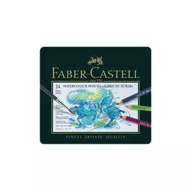 Набор карандашей акварельных Faber-castell "Albrecht Durer" 24 цв проф-ные в металле