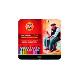 Набор карандашей акварельных Koh-I-Noor "Mondeluz" 48 цв в металле