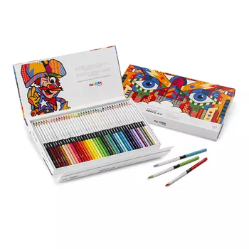 Набор карандашей цветные "Carioca Plus" 40 цв.