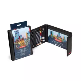 Набор карандашей цветных Derwent "Procolour" 16 предметов в пенале, скетчбук