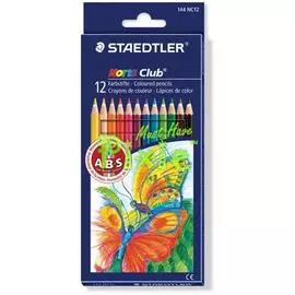 Набор карандашей цветных Staedtler "Noris Club" 12 цв