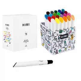 Набор карандашей шелковых HIMI 24 цв