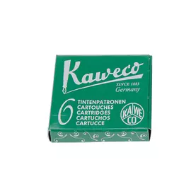 Набор картриджей для перьевых ручек Kaweco 6 шт, Пальмовый зеленый