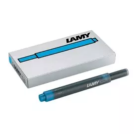 Набор картриджей для перьевых ручек LAMY T10 5 шт, Бирюзовый
