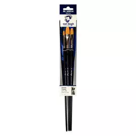 Набор кистей для акрила и масла Van Gogh серия 296 №8,12,16 3 шт