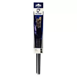 Набор кистей для масла Van Gogh серия 234 №4,8,12 3 шт
