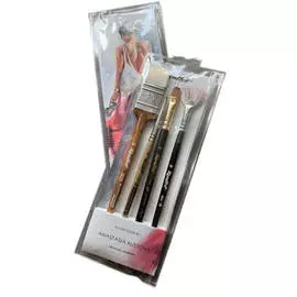 Набор кистей Roubloff для акварели 4 кисти Кустова Анастасия