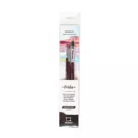 Набор кистей Синтетика Малевичъ "Фрида" 3 шт