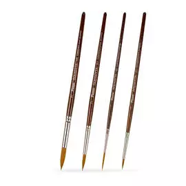 Набор кистей синтетика Pinax "AQUADYTA" АССОРТИ 4 шт