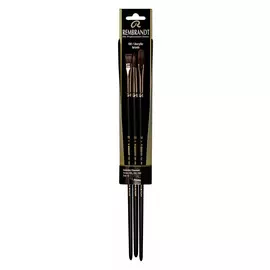 Набор кистей синтетика Talens "Rembrandt" 3 шт серия 290,291,292