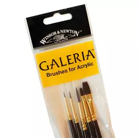 Набор кистей Синтетика Winsor&Newton "Galeria" 5 шт длинная ручка