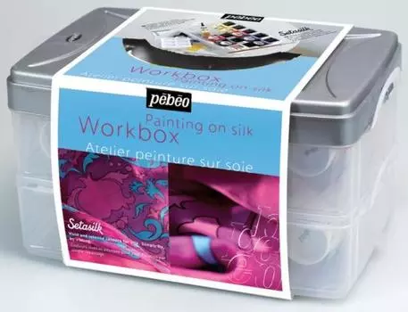 Набор красок по шелку Pebeo "Setasilk" 10*45 мл Workbox