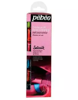 Набор красок по шелку Pebeo "Setasilk" 6*20 мл