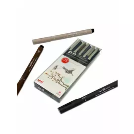 Набор линеров PIN "Brush" 5 шт, в пластиковой упаковке