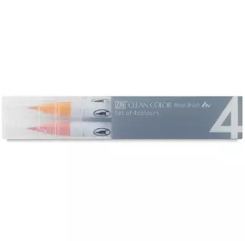 Набор маркеров Clean Color Real Brush - Pale colours 4 шт (Цвета: 021, 036,052, 081)