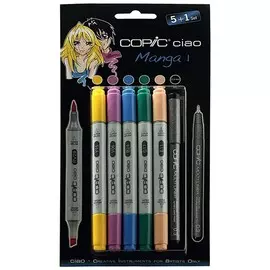 Набор маркеров Copic "Ciao" Manga 1 5+1 шт