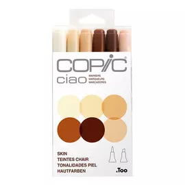 Набор маркеров Copic "Ciao" Skin Tones 6 цветов