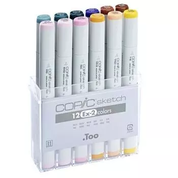 Набор маркеров Copic "Sketch EX-2" 12 шт