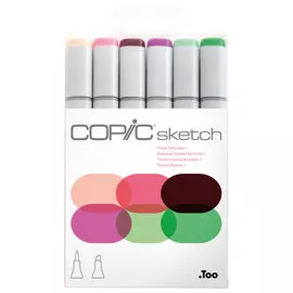 Набор маркеров Copic "Sketch" Floral Favorite 1 6 цветов