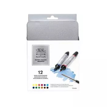 Набор маркеров на водной основе Winsor &amp; Newton "Water Colour" 12 цвета