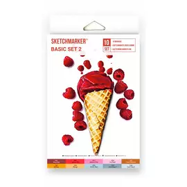 Набор маркеров Sketchmarker Basic set 2 10 шт в картонной упаковке