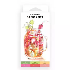 Набор маркеров Sketchmarker Basic set 2 6 шт в картонной упаковке
