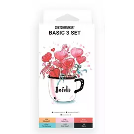 Набор маркеров Sketchmarker Basic set 3 6 шт в картонной упаковке