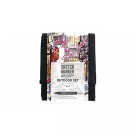 Набор маркеров SKETCHMARKER Brush Outdoor Set 12 шт