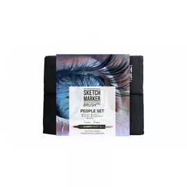 Набор маркеров SKETCHMARKER Brush People 36 шт