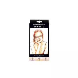 Набор маркеров SKETCHMARKER Brush Skin 2 6 шт