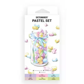Набор маркеров Sketchmarker Pastel 6 шт в картонной упаковке